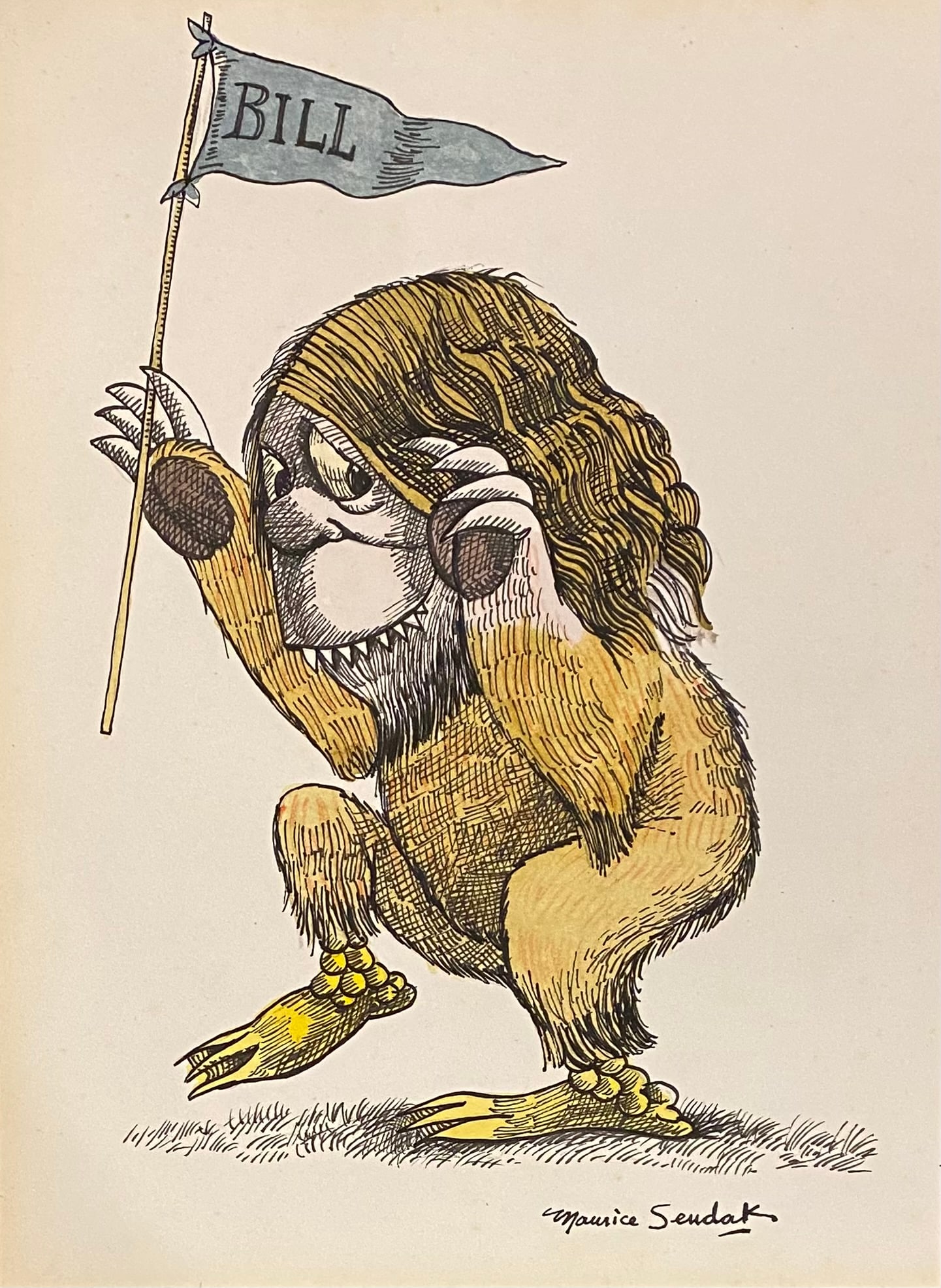 Maurice Bernard Sendak INK ON PAPER - STYLE OF (1 of 2)