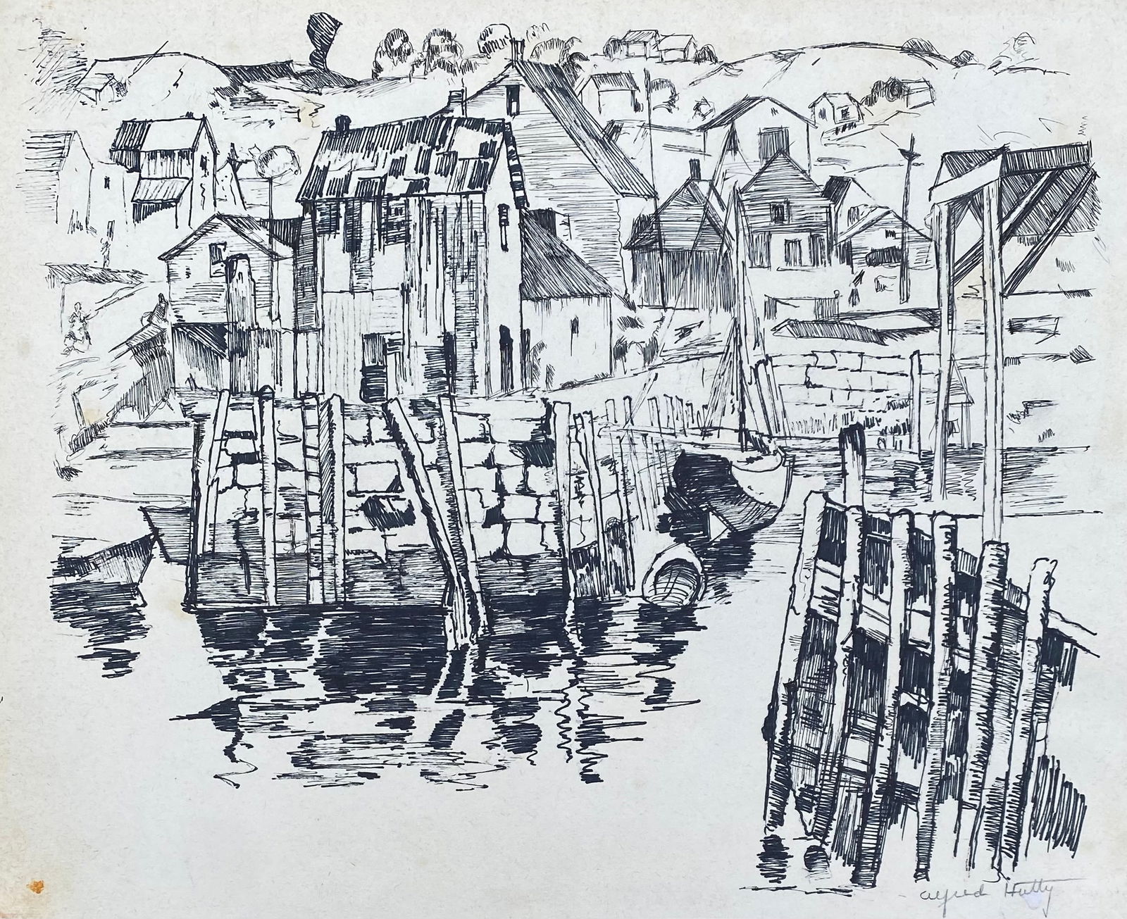 ALFRED HUTTY (American. 1877-1954) Style Of (1 of 2)