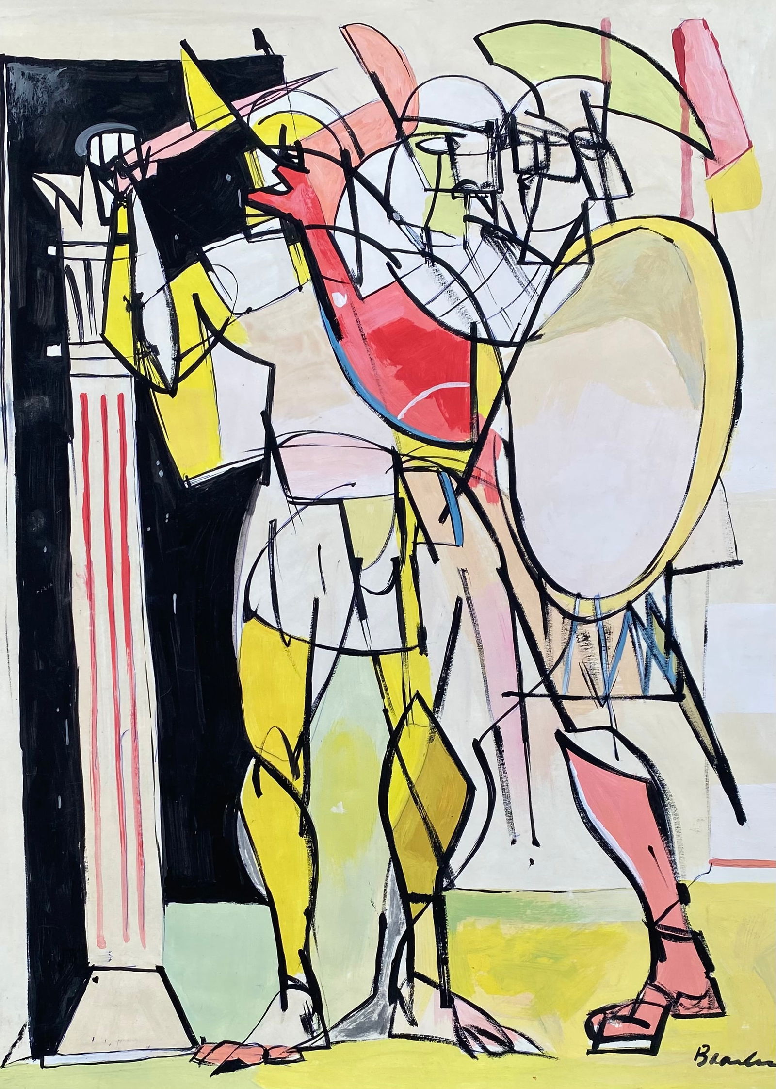 Romare Bearden, Mixed Media (Style Of) (1 of 2)