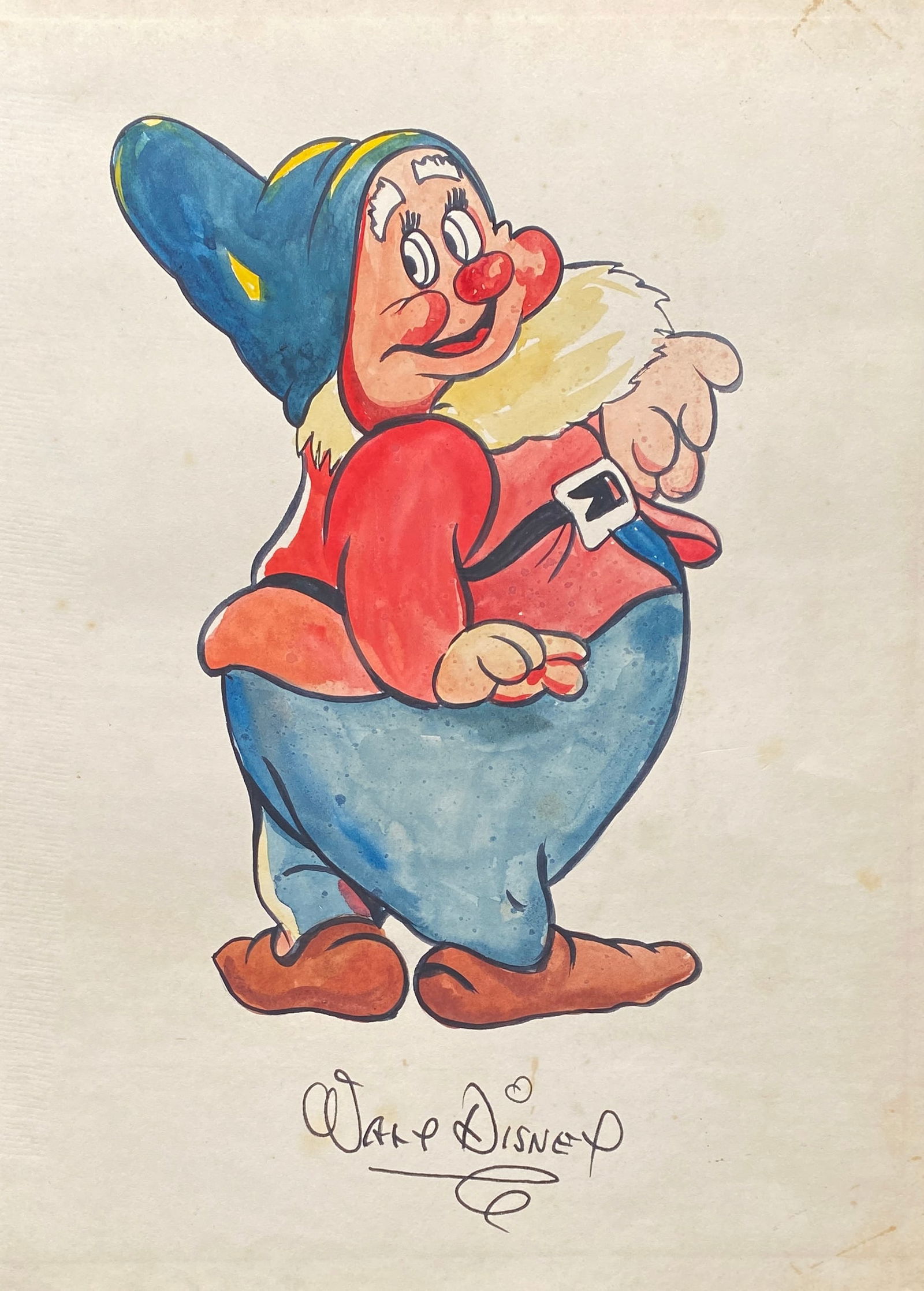 Walt Disney Hand Sketch (style of) (1 of 2)