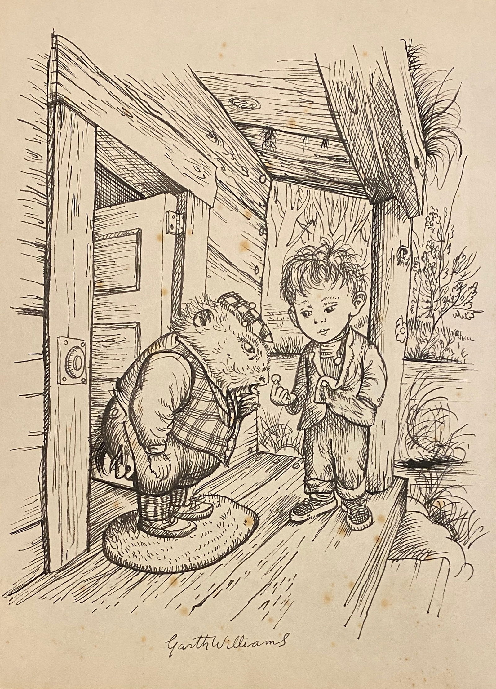 Garth Williams: Charlotte's Web. (American, 1912-1996) Style Of (1 of 2)