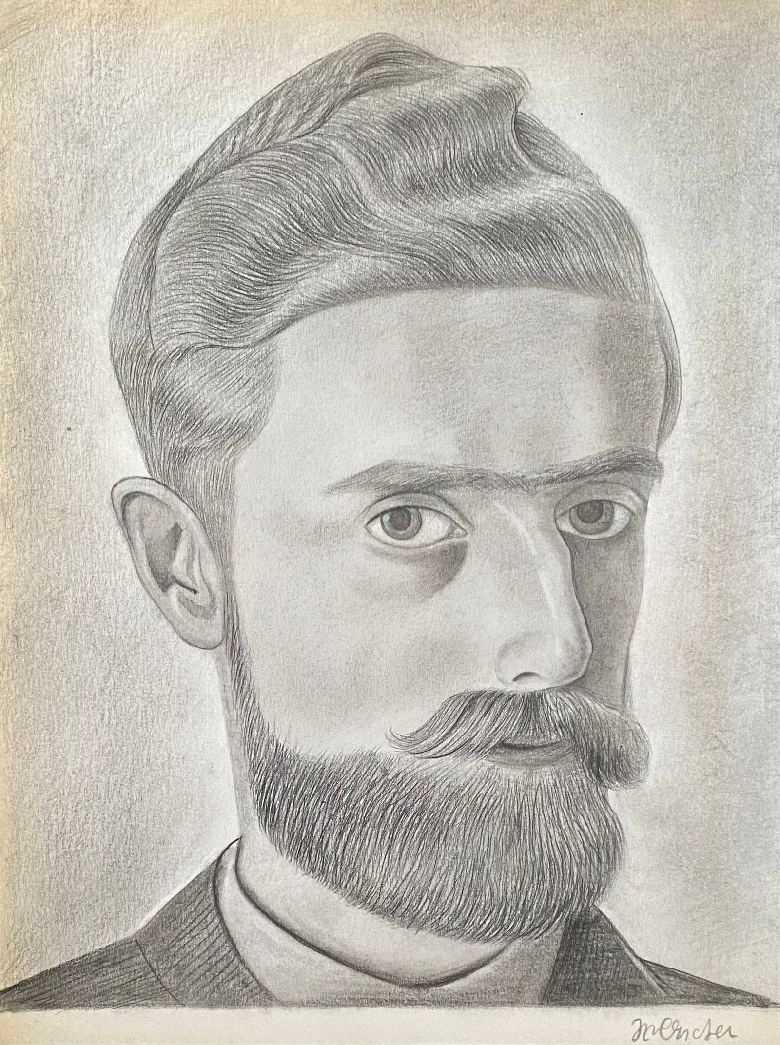 M.C. Escher Dutch 1898-1972 (Style Of): This lot consists of a hand painted Drawing on paper in the style of the painter Ismail Gulgee. Maurits Cornelis Escher was a Dutch artist known for his woodcuts, mezzotint prints and drawings, which