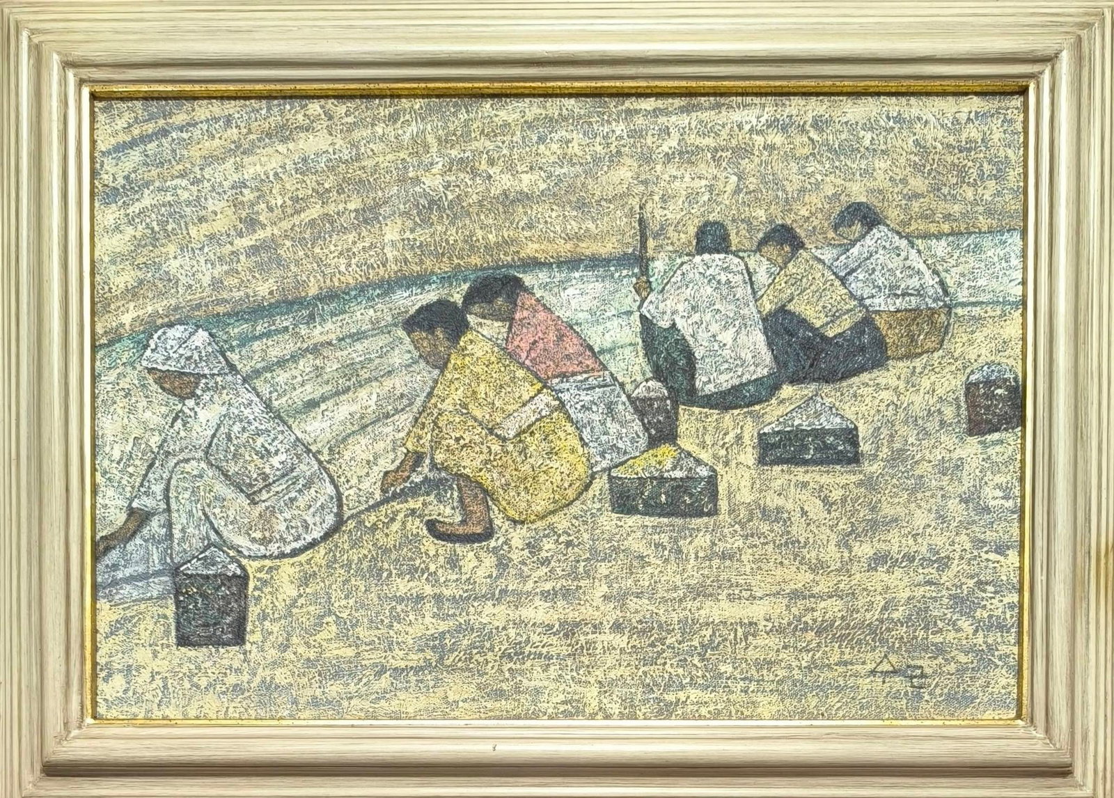 Park Su-geun (Park Soo-keun) Framed Oil on Canvas Artwork (In Style of) (1 of 1)