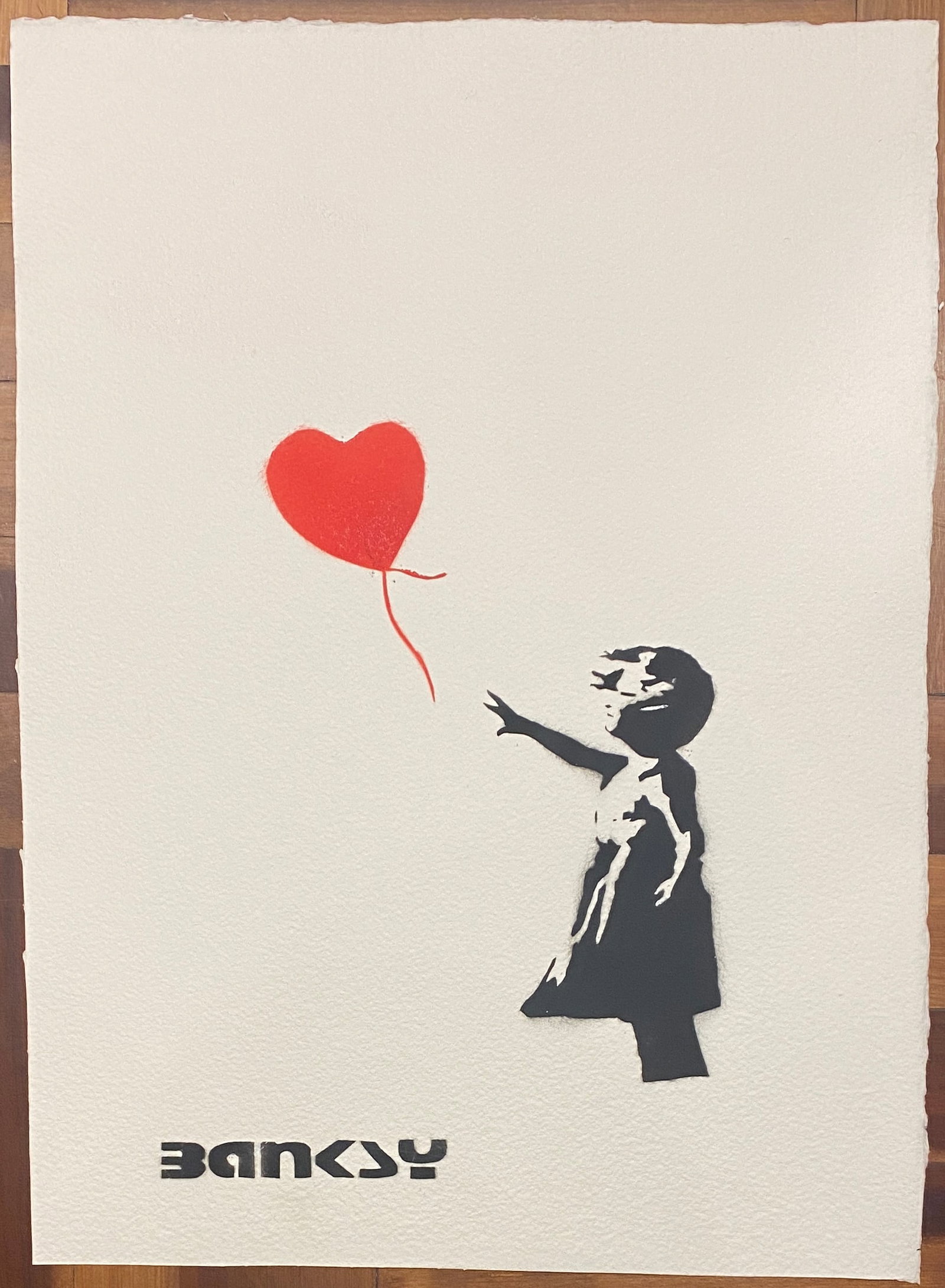 BANKSY (B. 1974), "POLICE CAR", STENCIL SPRAY ON PAPER (Style Of): This lot consists of a Stencil Spray On Paper in the style of the painter Banksy. Banksy is a British street artist. He is one of the most media-savvy and controversial figures in the art scene of the