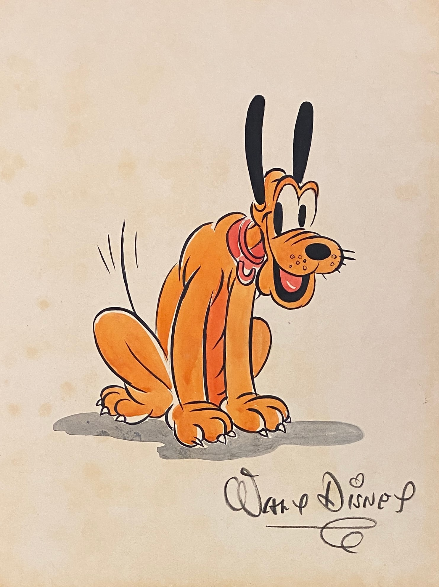 Walt Disney Hand Sketch (style of) (1 of 2)