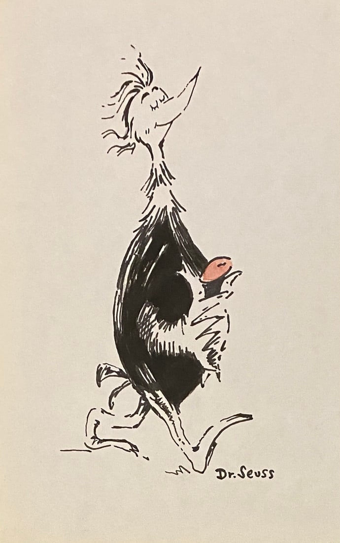 DR. SEUSS American 1921-1990 Sketch/Paper (Style Of) (1 of 2)