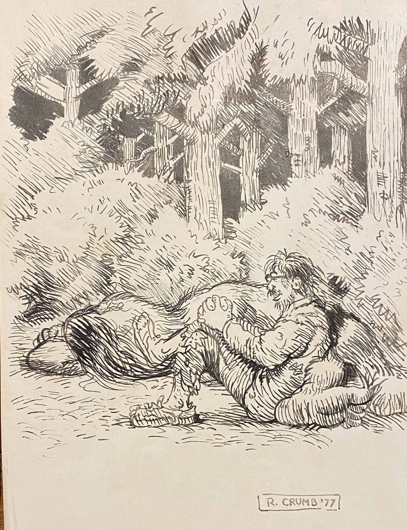 Robert Crumb Drawing (Style of) (1 of 3)