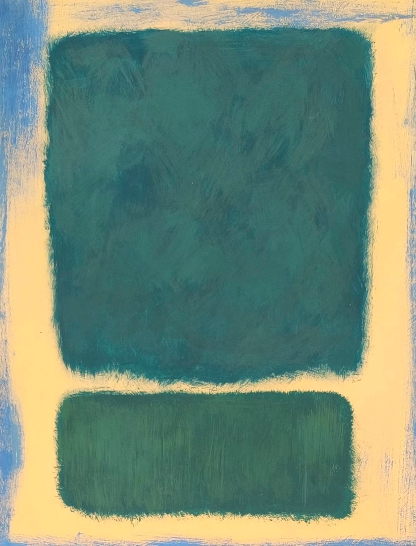 Mark Rothko Mixed Media Style Of (1 of 2)
