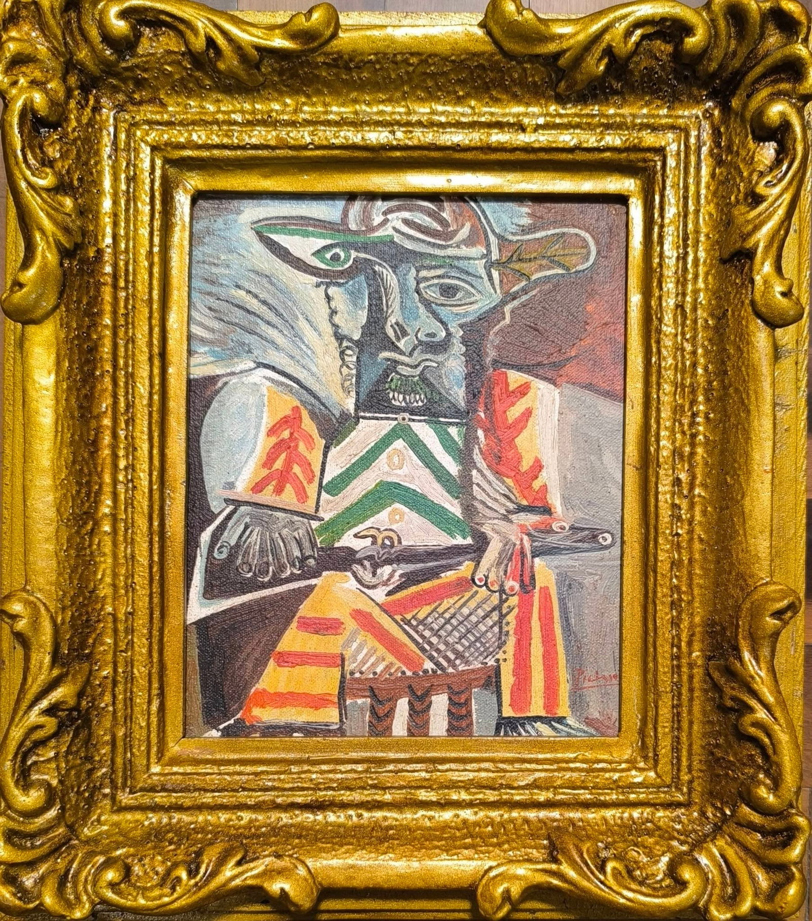 Pablo Picasso (1881 -1973) Oil on Canvas (Style Of) (1 of 2)