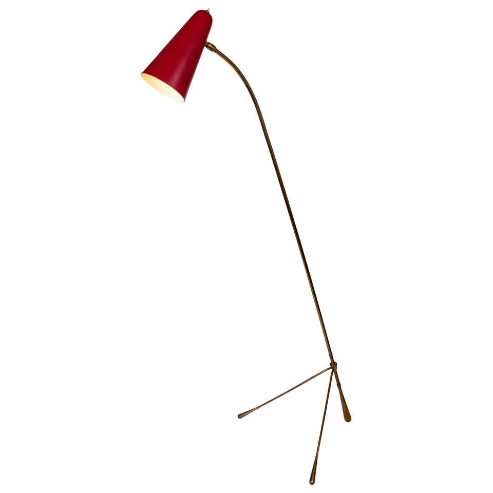 Large 1950s Gilardi & Barzaghi Adjustable Floor Lamp (1 of 12)