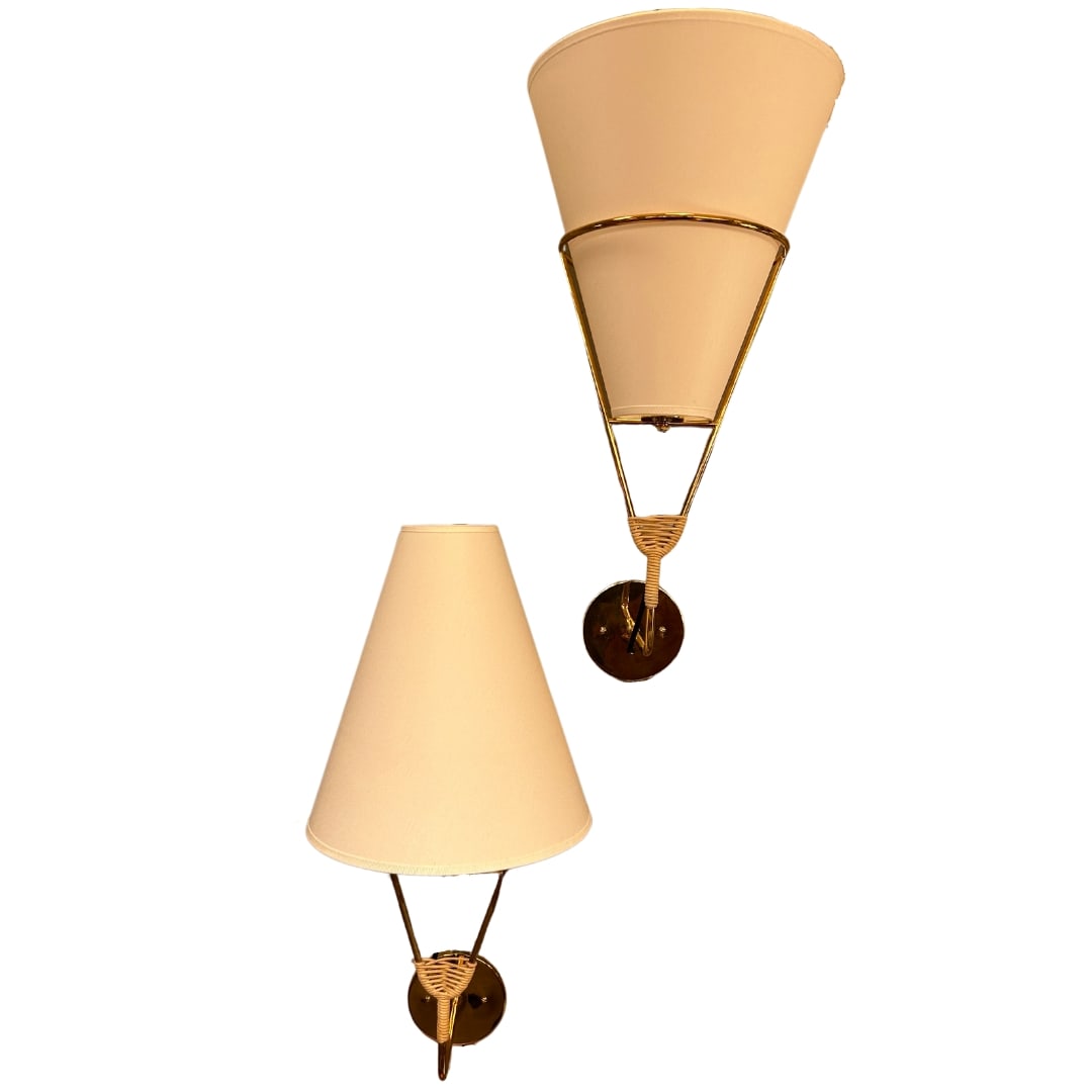 Pair of Large Carl Auböck 'Vice Versa' Wall Lamp (1 of 8)