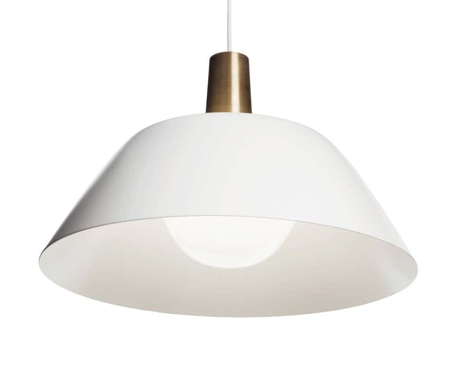 Lisa Johansson-Pape 'Ihanne' Metal Pendant for Innolux Finland: Quantity: 1 Lisa Johansson-Pape 'Ihanne' Metal Pendant for Innolux Finland. Originally designed in 1956, this authorized re-edition is true to the refined simplicity and detail of Pape's iconic origin