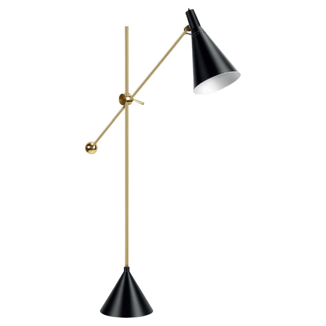 Tapio Wirkkala 'Crane' Articulating Floor Lamp in Black for Innolux Oy (1 of 11)