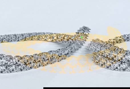 5 MM - D VVS1 Round Cut Lab Grown Diamond Tennis Bracelet 14k Solid Yellow  Gold 7.5'' Inch: 5 MM - D VVS1 Round Cut Lab Grown Diamond Tennis Bracelet 14k Solid Yellow Gold 7.5'' Inch