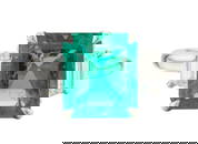 Certified 10 Carat Lab Grown Green Emerald & VVS1 E Color Lab Grown Diamonds 14kt Solid White Gold