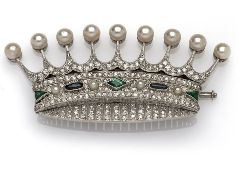 Certified 2.00 Ct D VVS1 Color Lab Grown Diamonds Round Cut & White Pearl 14kt Solid White Gold (1 of 2)