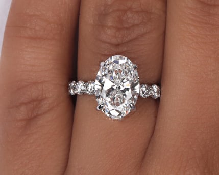 Certified 7.5 Carat Oval Cut Lab Grown Diamond VVS1 D Color 14kt Solid White Gold Engagement Ring: Certified 7.5 Carat Oval Cut Lab Grown Diamond VVS1 D Color 14kt Solid White Gold Engagement Ring - Side Stone is lab Grown Diamond -0.80 Ct VS1 F Color Round Cut Ring Size US 6 - Ring Resize Availabl