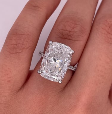 Certified 12 Ct Oval Lab Grown Diamond Hidden Halo Celebrity Style Diamond Ring: Certified 12 Ct Oval D VVS1 Lab Grown Diamond Hidden Halo Celebrity Style Diamond Ring 14KT Solid White Gold - Ring Size US 6.5 - Ring Resize Available free of cost - Free Shipping….