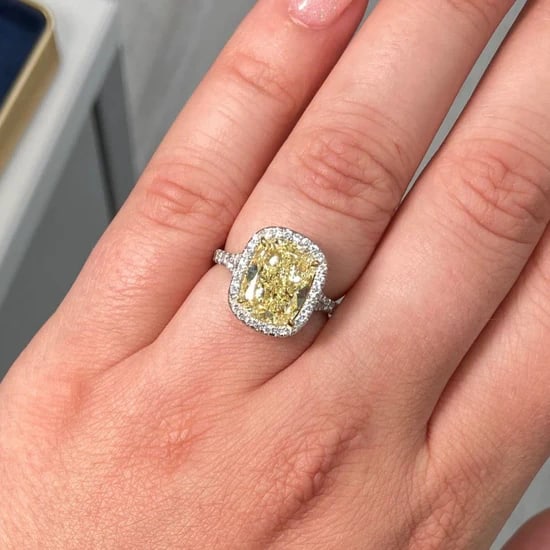 Certified 5 Carat Pear Cut E VVS1 Lab Grown Diamond 14kt Solid White Gold Engagement Ring: Certified 5 Carat Pear Cut E VVS1 Lab Grown Diamond 14kt Solid White Gold Engagement Ring Side Stone is Lab Grwon Diamond - 0.40 Ct - D Color VS1 - Ring Size US - 7.5