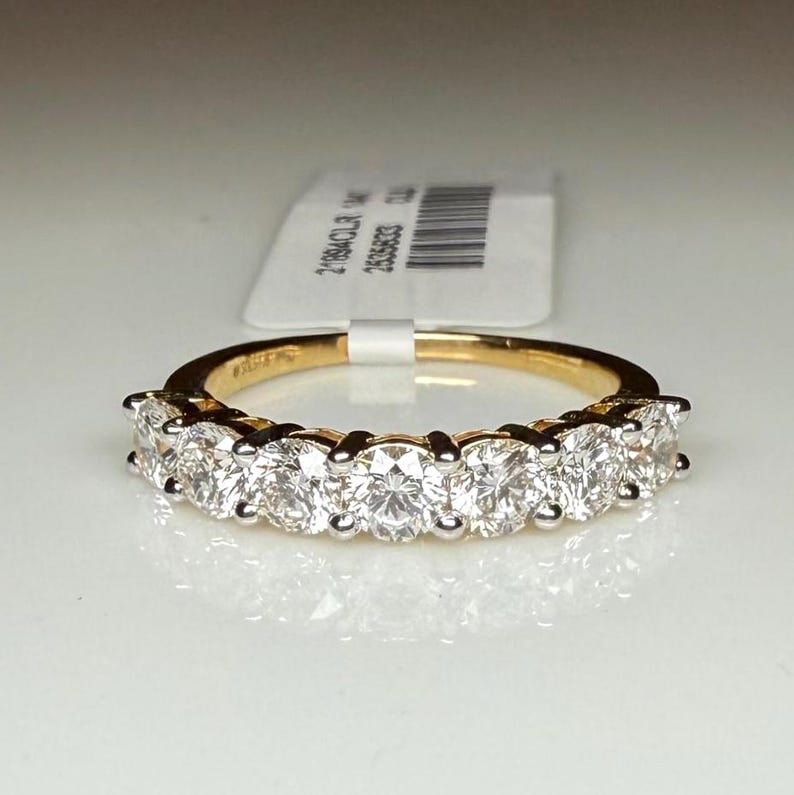 2.5 Carat Round Cut Certified D VVS1 Lab Grown Diamond in 14KT Solid Yellow Gold Engagement Band: 2.5 Carat Round Cut Certified D VVS1 Lab Grown Diamond in 14KT Solid Yellow Gold Engagement Band -& Free Shipping - Ring Size US 7