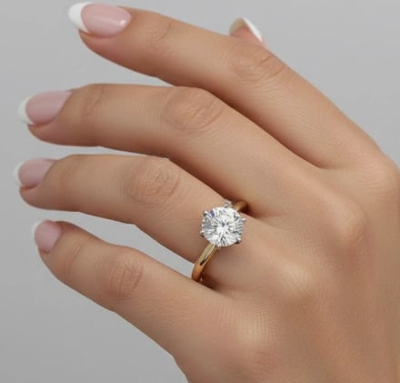 Certificted 2.5 Carat D VVS1 Emerald Cut Lab Grown Diamond 14k Yellow Gold Engagment Ring: Certificted 2.5 Carat D VVS1 Emerald Cut Lab Grown Diamond 14k Yellow Gold Engagment Ring - Ring Size US 6.5