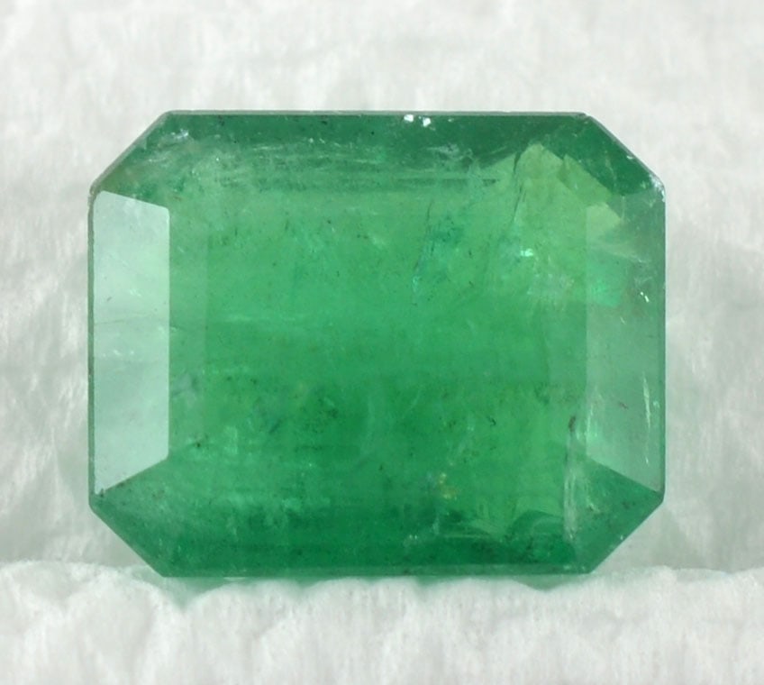 Certified 6.65 Carat Natural Zambian Green Emerald Loose Stone (1 of 6)
