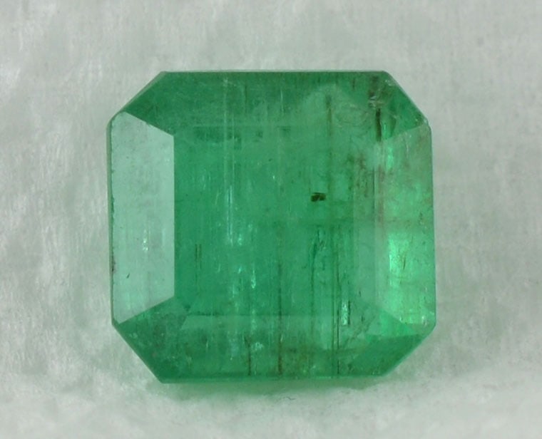 Certified 4.70 Carat Natural Zambian Green Emerald Loose Stone: Certified 4.70 Carat Natural Zambian Green Emerald Loose Stone - Square Cut - 10x9.67x6.10 MM