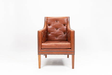 David Linley Lord Nelson Armchair: David Linley Lord Nelson Armchair A leather chair based upon Vice Admiral Lord Nelson and his favourite chair. The dimensions and design remain true to Vice Admiral Lord Nelson and his favourite