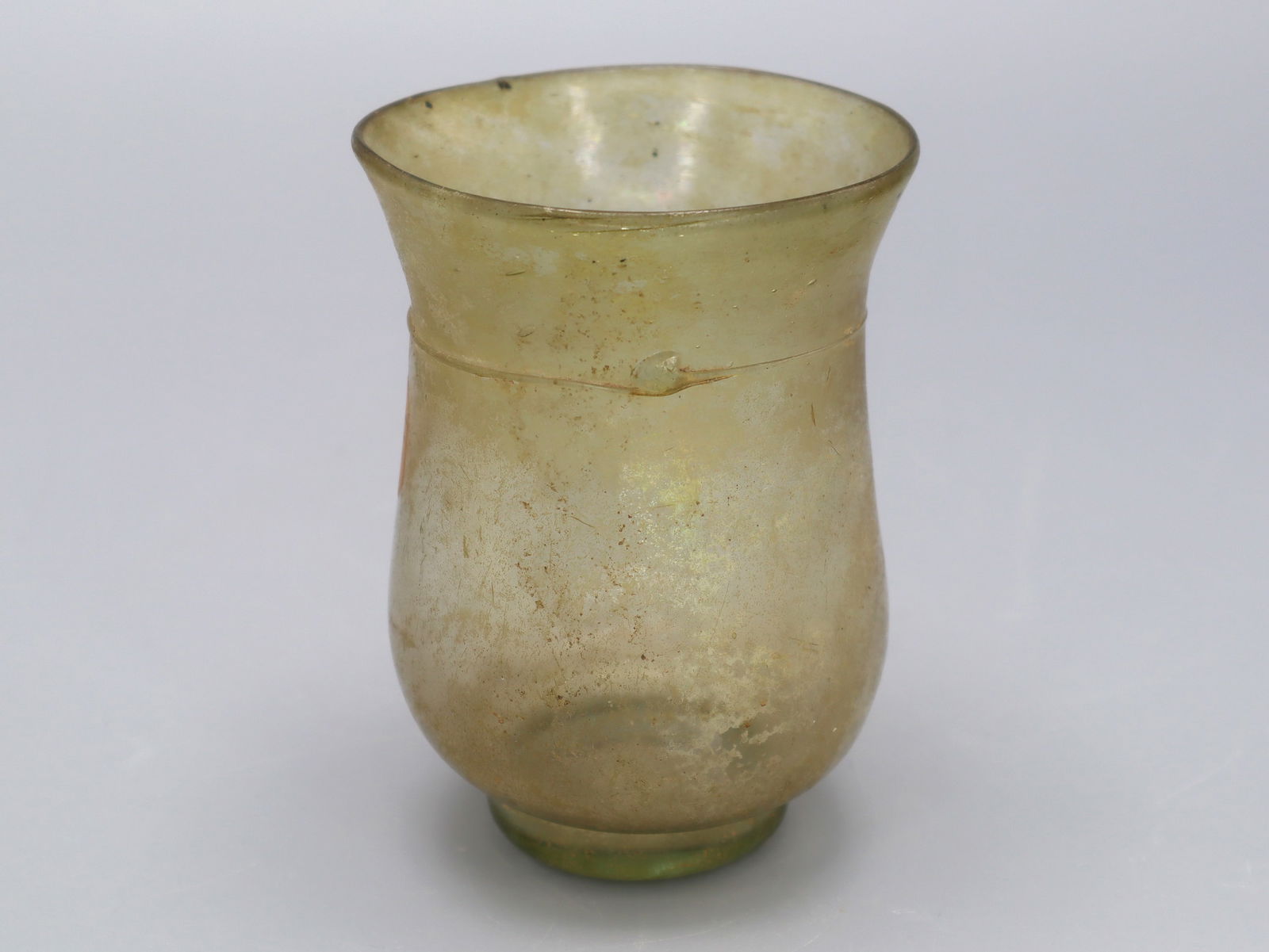 Ancient Roman Glass Drinking Cup, Circa 100-300 AD (1 of 8)