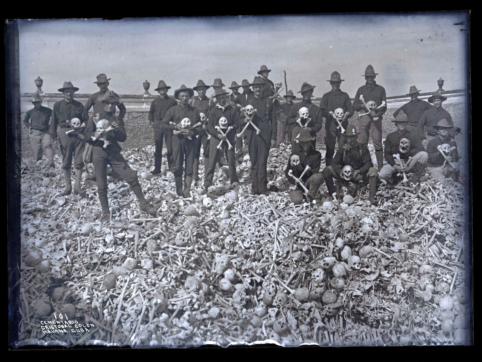 Rare Important 1899 Spanish American War Dry Gelatin Glass Negative (1 of 4)