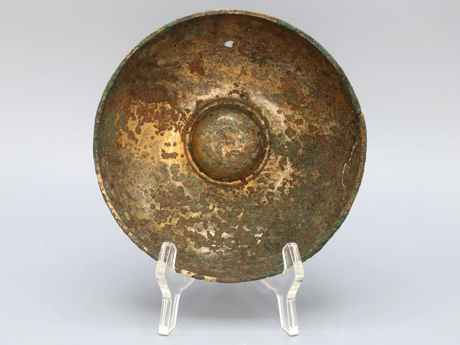 Archaic Greek Phrygian Phiale Mesomphalos, Bronze 6th C BC (1 of 8)