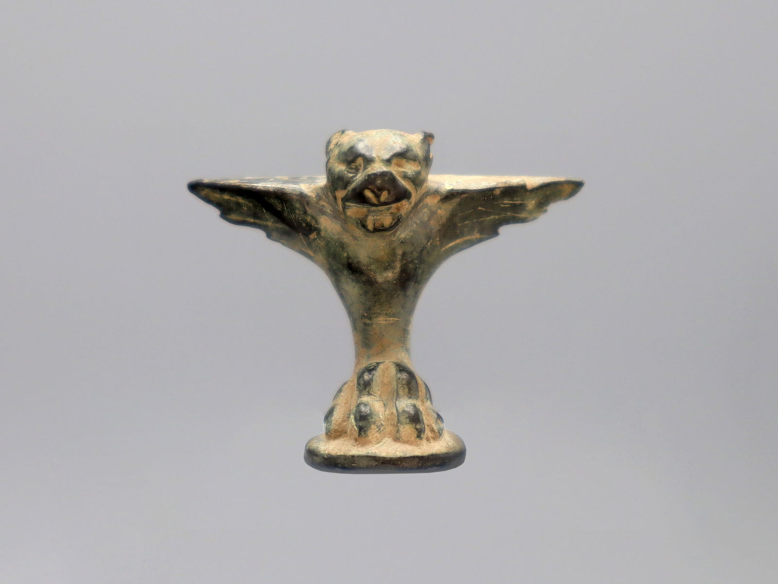 Roman Empire 1st C AD Bronze Winged Lion Furniture Leg (1 of 7)