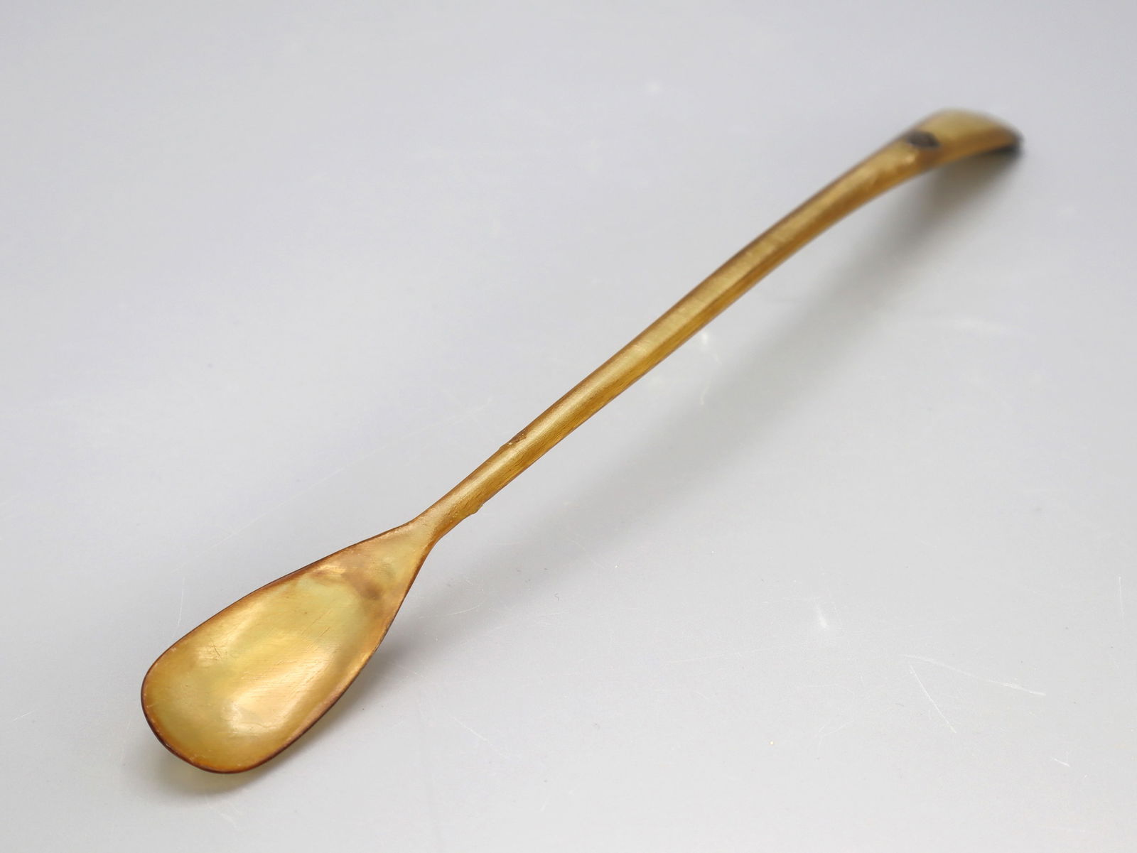 Antique 1900s Scottish Sterling And Horn Stirrer Spoon (1 of 8)