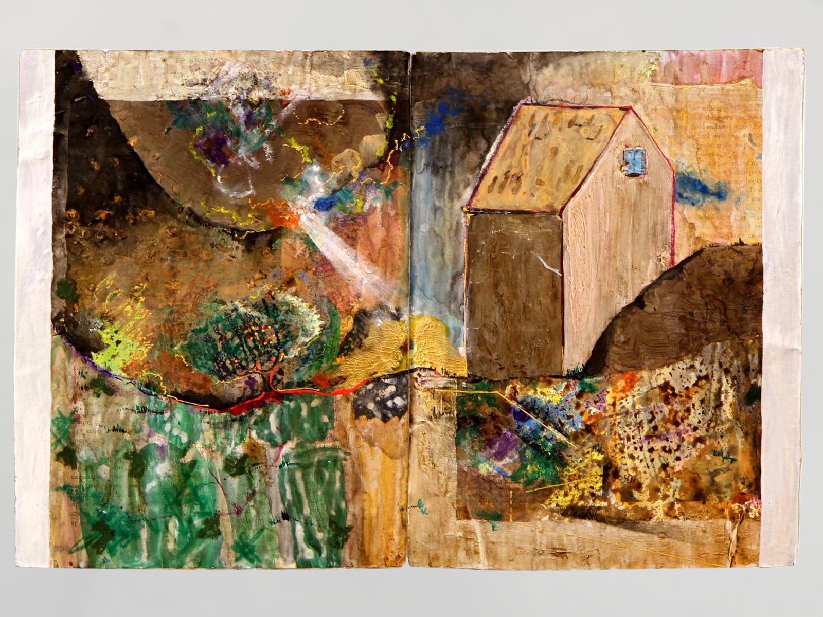 The Last Judgment, Contemporary Cuban Art Painting On Paper, Conrado Maleta, Signed (1 of 3)