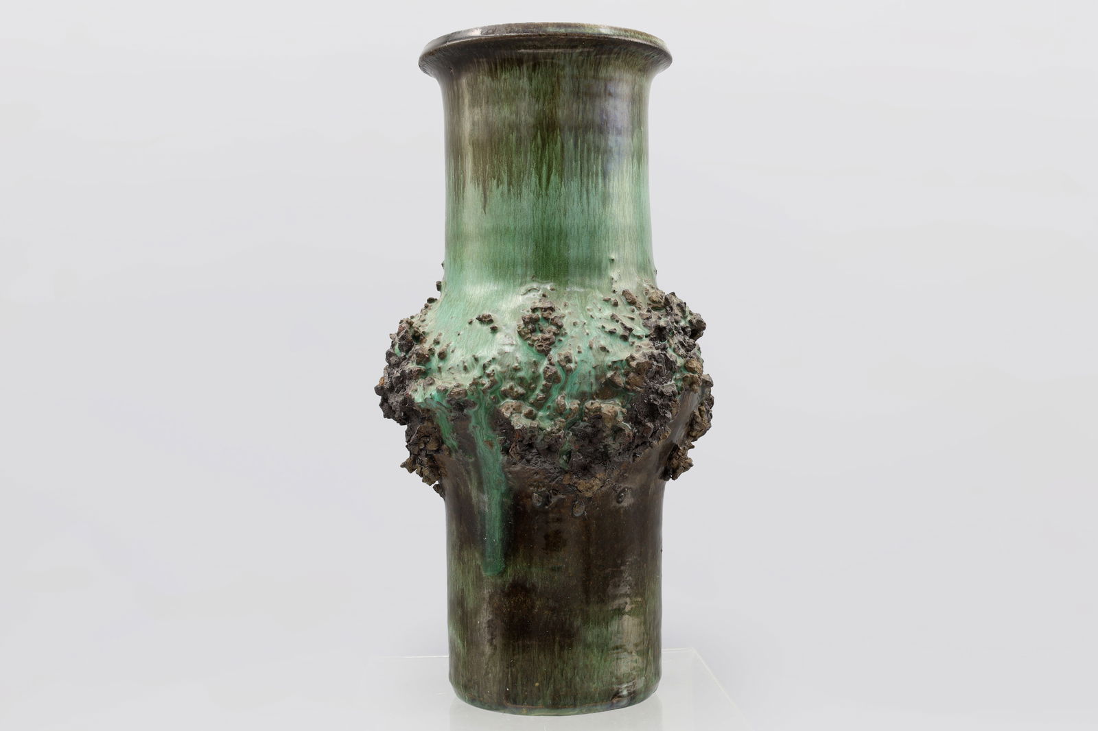 Mid Century Brutalist Icelandic Lava Vase By The Glit Ceramic Studio, Vintage 1970s (1 of 7)