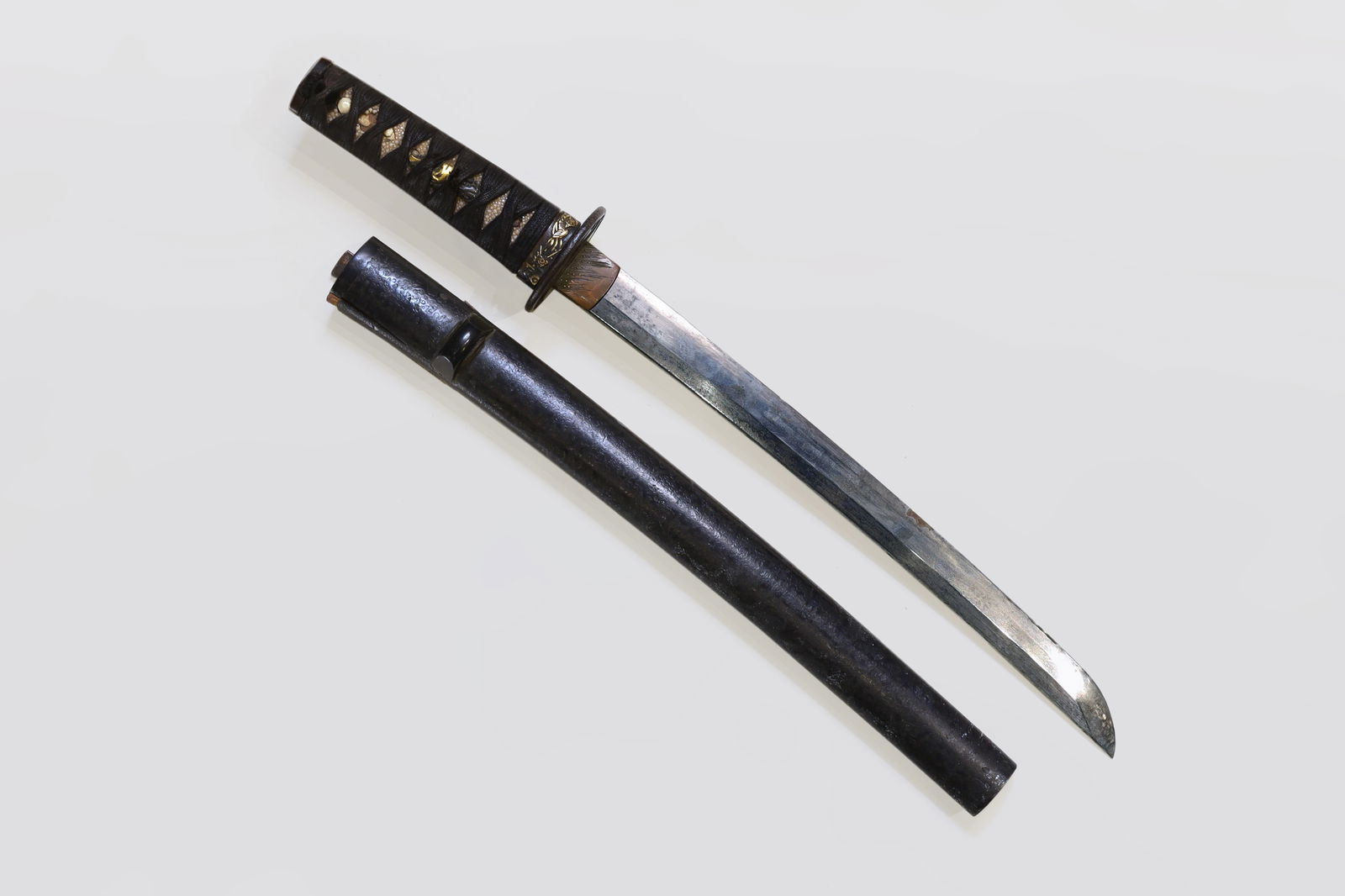 Japanese Wakizashi Sword With Scabbard, Early 20th Century (1 of 2)
