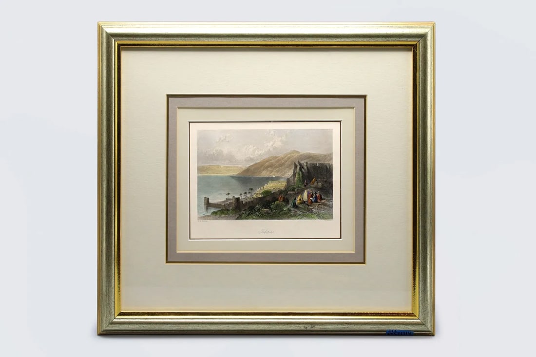 Tiberias, Sea Of Galilee, Kineret. An 1850s Engraving By Cousen After A Picture By Bartlett (1 of 5)