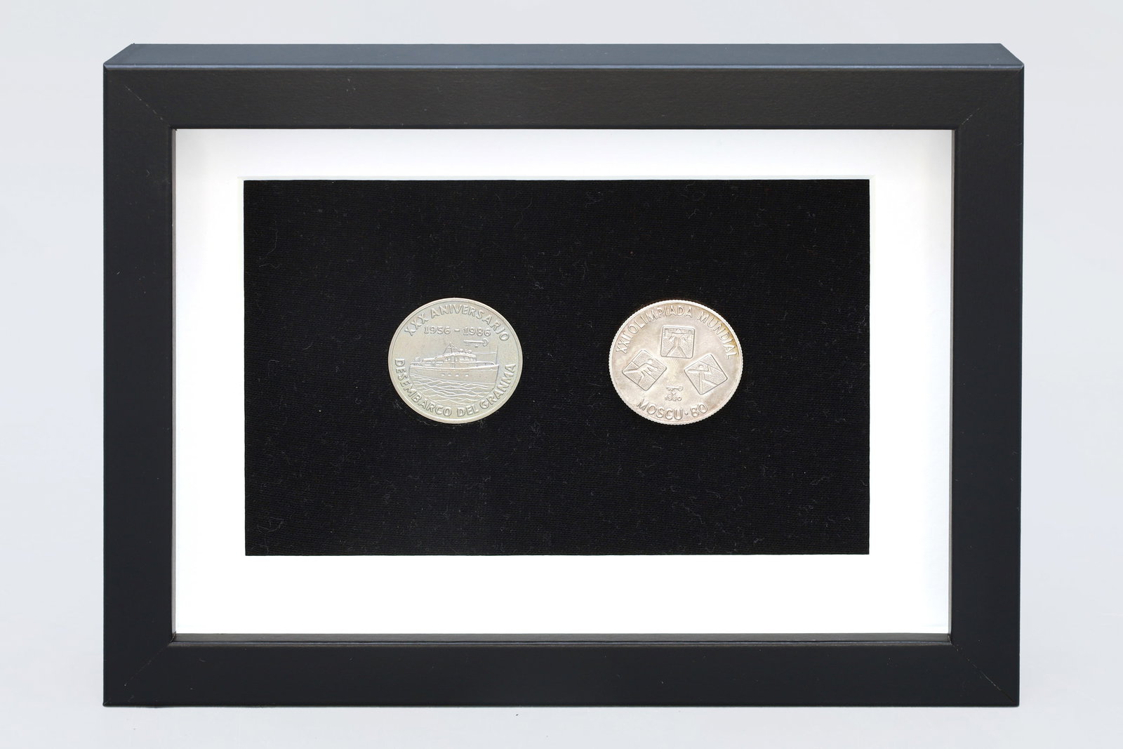 RARE, Two Scarce Cuba Coins From 1980s In A Single Frame, Numismatics, 999 Silver (1 of 2)