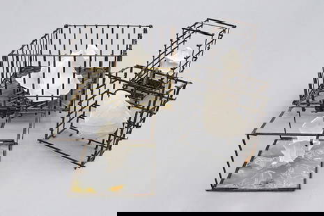 The Twin Miracle At Savatthi, 2019. Mixed Media Art Sculpture By Cuban Artist Conrado Maleta: Title: The Twin Miracle At Savatthi. A Multi Piece Sculptural Project. Brooklyn, NYC 2019. Work Done In New York, UUS. An Abstract Project For A Complex Of Buddhist Religious Temple, Monastery, Medita