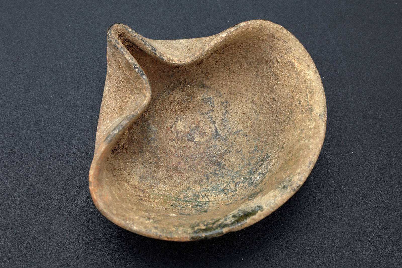 Ancient Bronze Age Artifacts, A Saucer Shaped Oil Lamp, Cypriot Circa 4th Century BC, Terracotta (1 of 8)