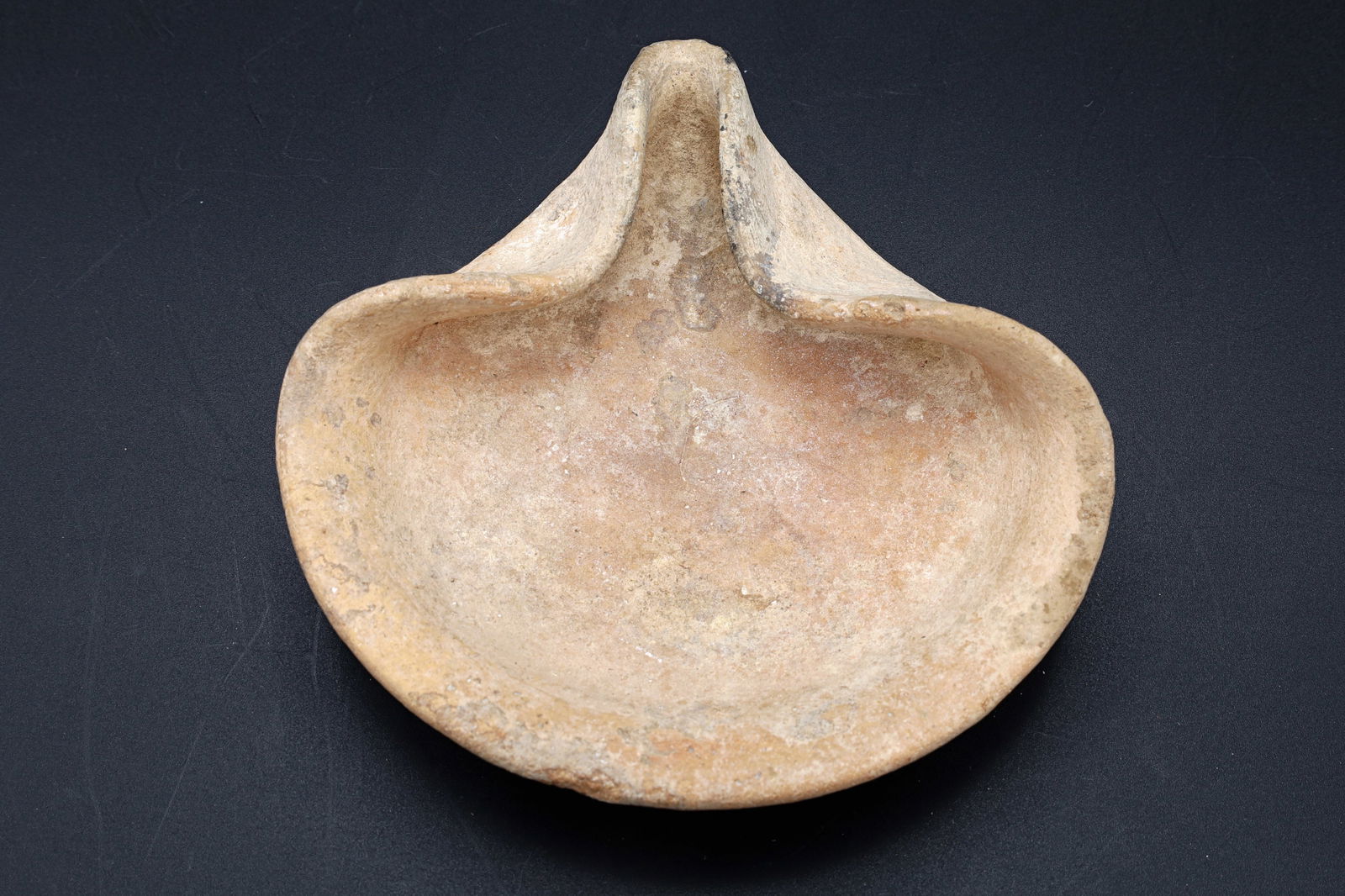 A Saucer Shaped Terracotta Oil Lamp, Holy Land Circa 8th Century BC, Ancient Bronze Age Artifacts, (1 of 7)