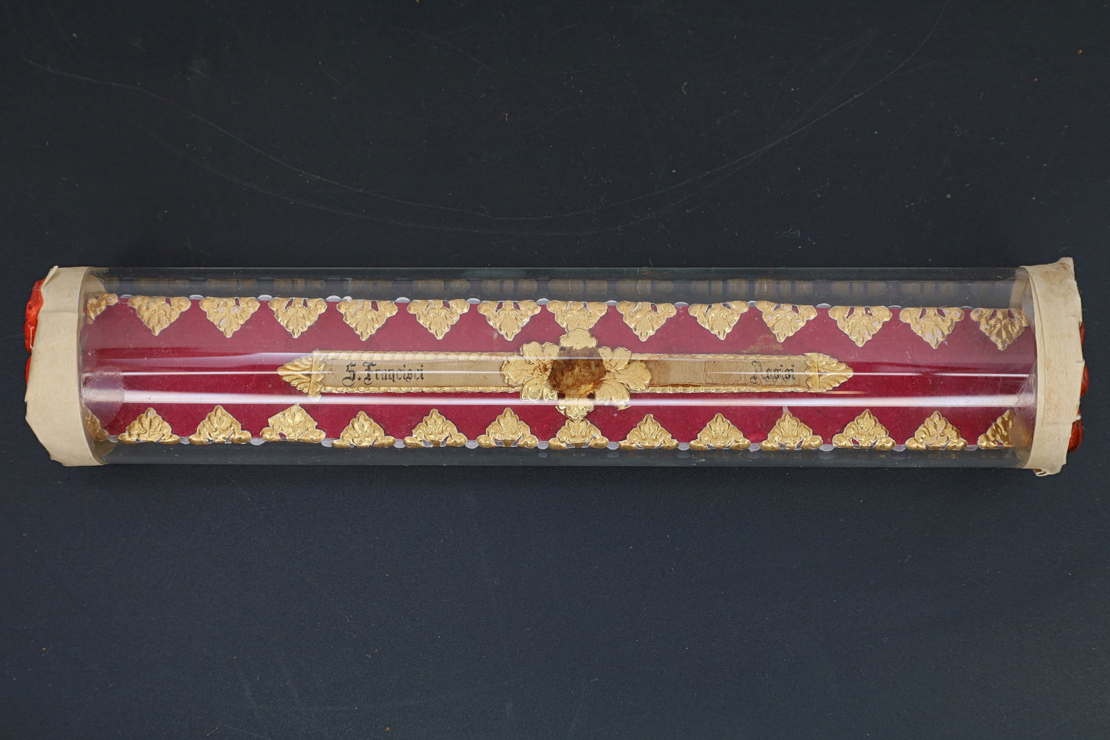 Saint Francis Of Assisi. A Religious Christian Memorabilia In The Shape Of A Saint Relic, Imitation (1 of 4)