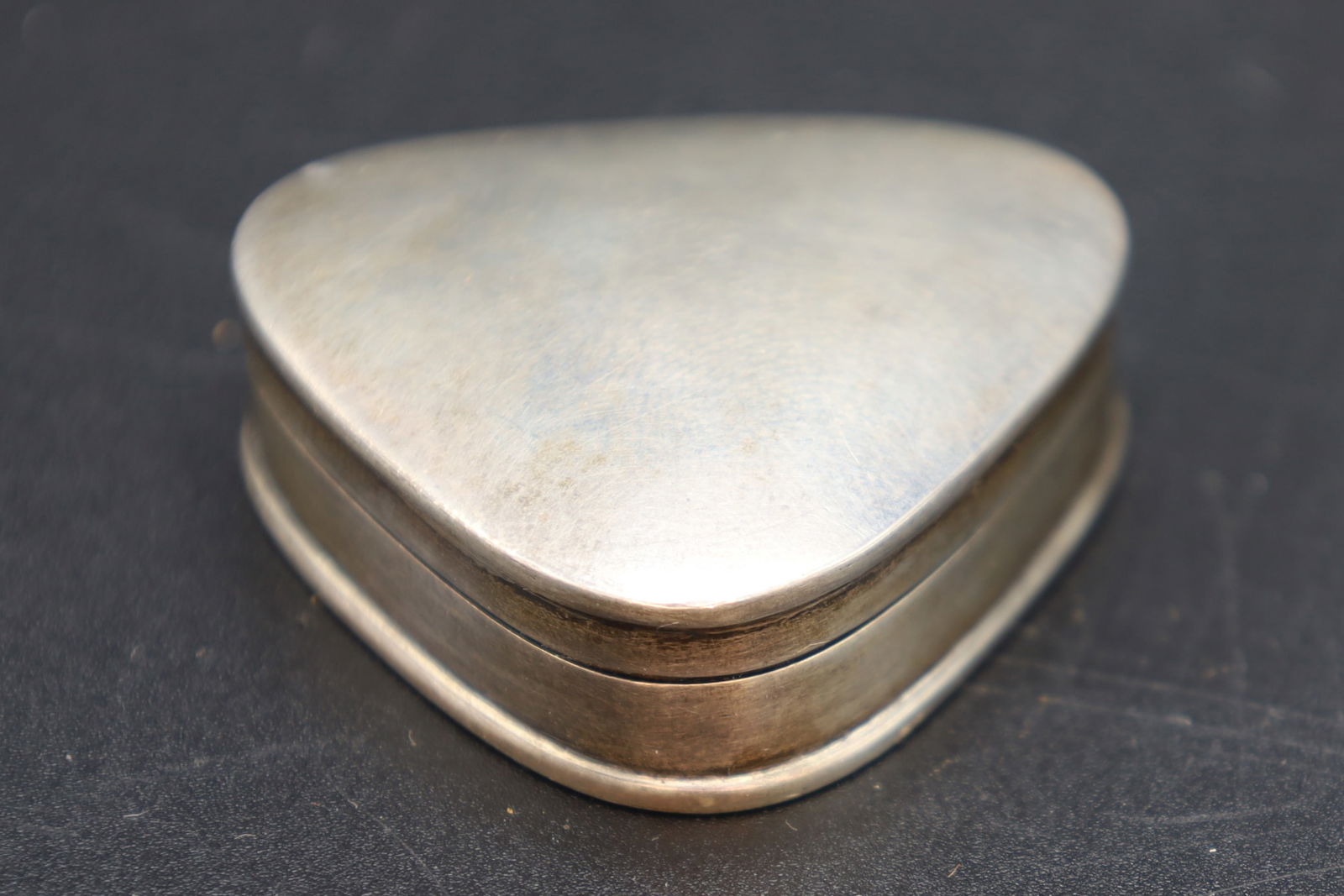 Taxco Mexico, 925 Sterling Silver Pill Box, Small Art Deco Trinket Box, Hinged Lid, Hallmarked (1 of 4)