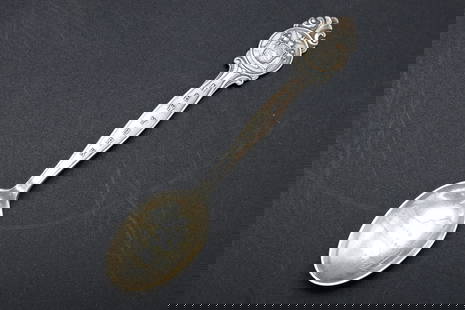Antique Sterling Spoon, New York State, Done By Norway TH Marthinsen, Art Deco Cutlery, Collectibles: Antique Sterling Spoon, New York State, Done By Norway TH Marthinsen, Art Deco Cutlery. Americana Collectibles. DISCLAIMER: Read The Description And Watch Carefully The Images Provided. Ask Any Questi