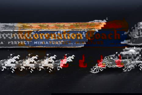Vintage Matchbox Lesney Miko, A Coronation Coach Carrige Of Queen Elizabeth, Miniature Figure: Vintage 1953 Matchbox Lesney Miko, A Coronation Coach Carrige Of Queen Elizabeth, Miniature Figure. Sold As Pictured. DISCLAIMER: Read The Description And Watch Carefully The Images Provided. Ask Any