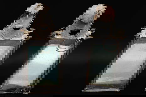 Pair Of Antique 19th Century Candle Lanterns, Tin Metal, Carrying Carriage Lamps, Europe: A Lot Of Two Tin Lanterns With Hoods Being Pierced For Ventilation, Decoratively Curled Corners, And Rectangular Glass Panes. Each Lantern Is Affixed With A Rounded Hook From Which The Lantern Can Be