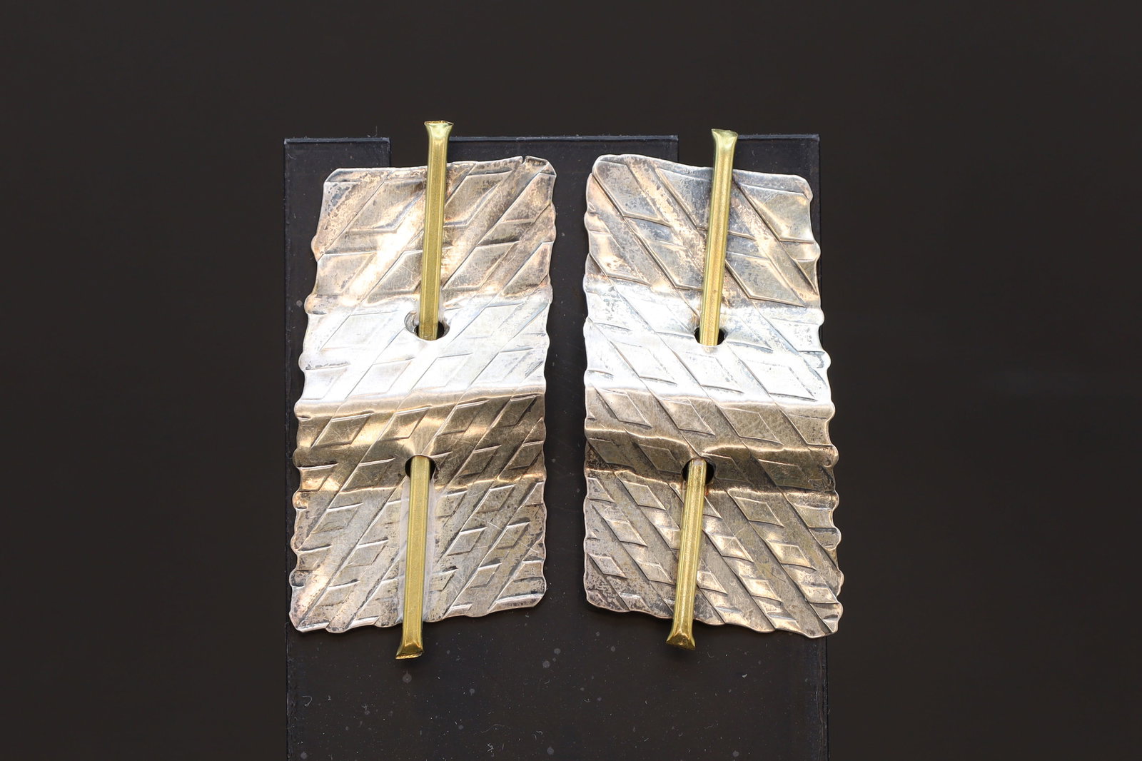 Avant Garde Drop Dangle Earrings, 925 Sterling Silver, Blue Larimar, Blue Topaz And Lab Opal Stones (1 of 4)