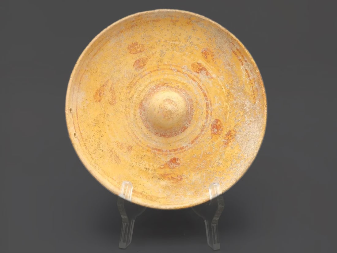 Ceremonial Phiale Patera With Central Painted Decoration. Ancient Greece, Early Hellenistic Period (1 of 6)