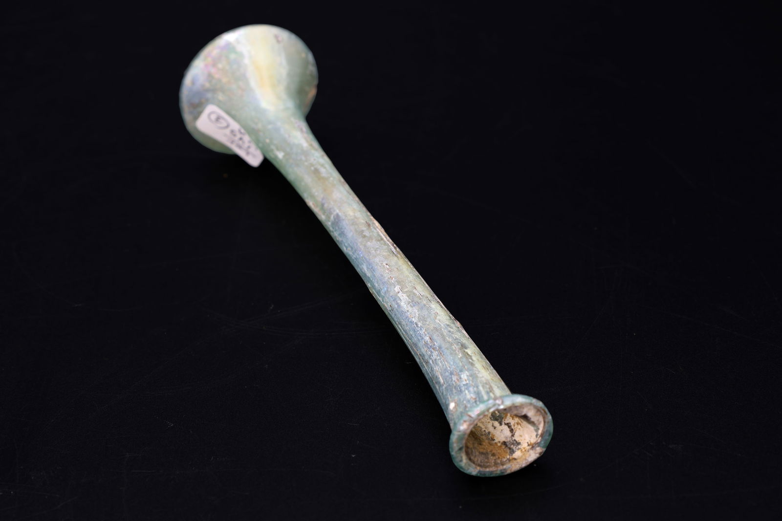 Ancient Roman Empire, An Unguentarium Glass Bottle Dated Between Late 2nd To Early 3rd century AD (1 of 4)