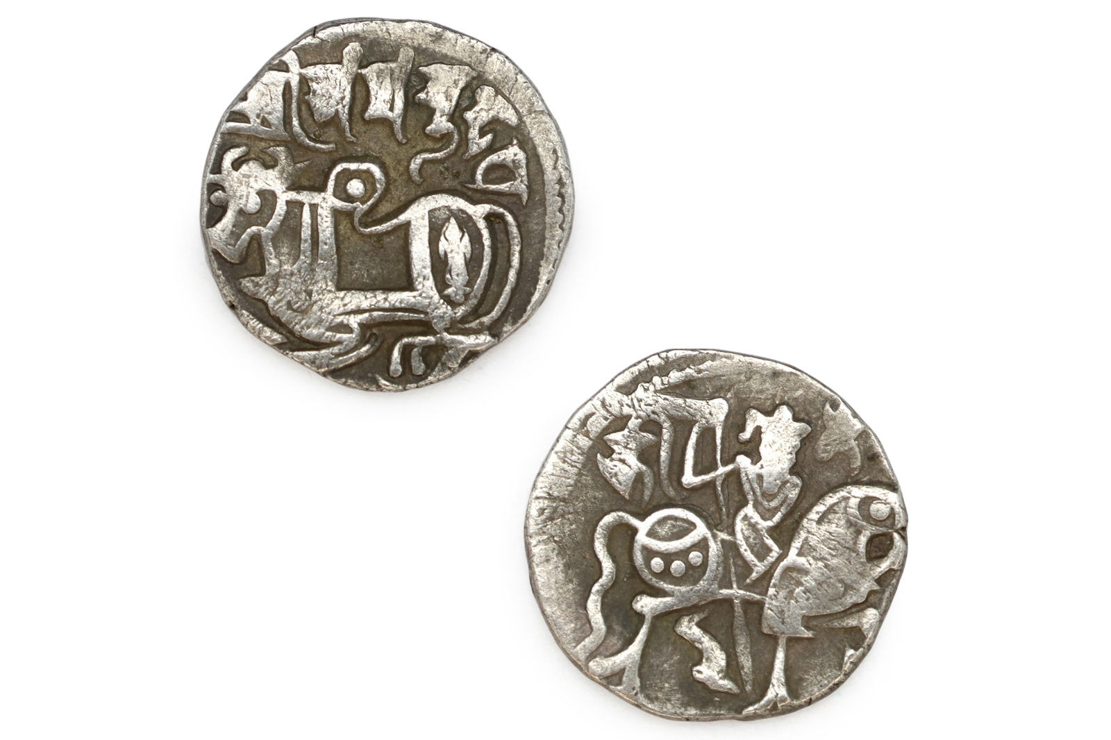Kabul Shahi Dynasties, Jital Silver Coin, Mint Ohind, Saffarid Governor Of Kabul, Numismatics (1 of 4)
